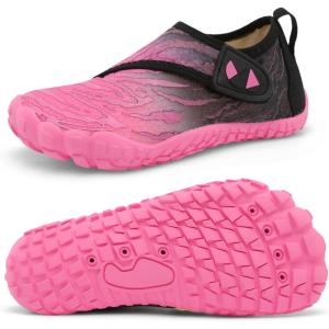 Centipede Demon Kids Water Shoes Girls Boys Quick Dry Aqua Shoes Barefoot Water Sneakers for Beach Swim Pool Boats Outdoor Water Sports Little/Big Kid(Ty1 Blackrose)