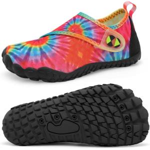 Centipede Demon Kids Water Shoes Girls Boys Quick Dry Aqua Shoes Barefoot Water Sneakers for Beach Swim Pool Boats Outdoor Water Sports Little/Big Kid(Ty6 Reyetiedye)