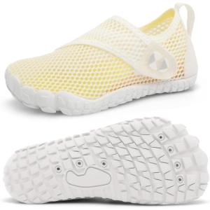 Centipede Demon Kids Water Shoes Girls Boys Quick Dry Aqua Shoes Barefoot Water Sneakers for Beach Swim Pool Boats Outdoor Water Sports Little/Big Kid(Ty4 White)