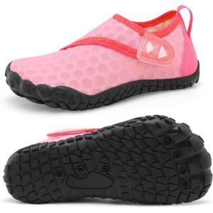 Centipede Demon Kids Water Shoes Girls Boys Quick Dry Aqua Shoes Barefoot Water Sneakers for Beach Swim Pool Boats Outdoor Water Sports Little/Big Kid(Ty3 Pink)