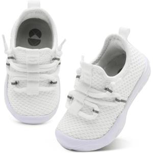 Centipede Demon Toddler Shoes Boys Girls Barefoot Shoes Kids Breathable Walking Running Shoe Slip on Sneakers Lightweight Outdoor Athletic Tennis Shoe(White)