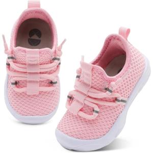 Centipede Demon Toddler Shoes Boys Girls Barefoot Shoes Kids Breathable Walking Running Shoe Slip on Sneakers Lightweight Outdoor Athletic Tennis Shoe(Pink)