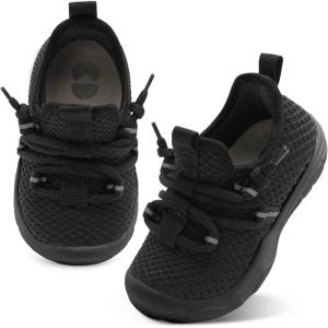 Centipede Demon Toddler Shoes Boys Girls Barefoot Shoes Kids Breathable Walking Running Shoe Slip on Sneakers Lightweight Outdoor Athletic Tennis Shoe(Black)