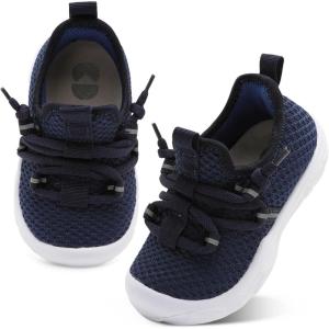 Centipede Demon Toddler Shoes Boys Girls Barefoot Shoes Kids Breathable Walking Running Shoe Slip on Sneakers Lightweight Outdoor Athletic Tennis Shoe(Navy)