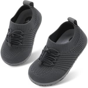 Centipede Demon Toddler Shoes for Boys Girls Baby Kids Slip on Walking Shoe Breathable Sock Shoes Lightweight Soft Sneakers(Dark Grey)