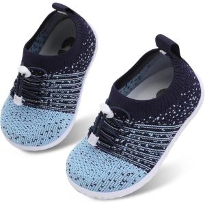 Centipede Demon Toddler Shoes for Boys Girls Baby Kids Slip on Walking Shoe Breathable Sock Shoes Lightweight Soft Sneakers(Navy Liblue)