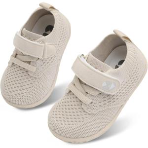 Centipede Demon Toddler Shoes for Boys Girls Baby Kids Slip on Walking Shoe Breathable Sock Shoes Lightweight Soft Sneakers(Vel Beige)