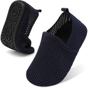 Centipede Demon Toddler Water Shoes for Girls Boys Kids Baby Beach Swim Aqua Socks Quick Dry Summer Sandals for Pool Outdoor Sports Barefoot Sock Shoe Rubber Soles Slippers(Navy)