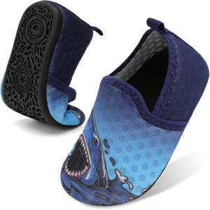 Centipede Demon Toddler Water Shoes for Girls Boys Kids Baby Beach Swim Aqua Socks Quick Dry Summer Sandals for Pool Outdoor Sports Barefoot Sock Shoe Rubber Soles Slippers(Pa Jbbigshark)