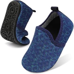Centipede Demon Toddler Water Shoes for Girls Boys Kids Baby Beach Swim Aqua Socks Quick Dry Summer Sandals for Pool Outdoor Sports Barefoot Sock Shoe Rubber Soles Slippers(Pa Blueshark)