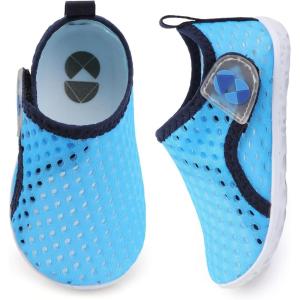 Centipede Demon Toddler Water Shoes for Girls Boys Kids Barefoot Swim Beach Aqua Socks Summer Sandals Breathable Quick Dry for Pool River Outdoor Water Sports(Blue)