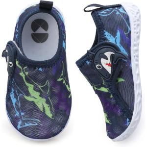 Centipede Demon Toddler Water Shoes for Girls Boys Kids Barefoot Swim Beach Aqua Socks Summer Sandals Breathable Quick Dry for Pool River Outdoor Water Sports(Ty3 Nashark)