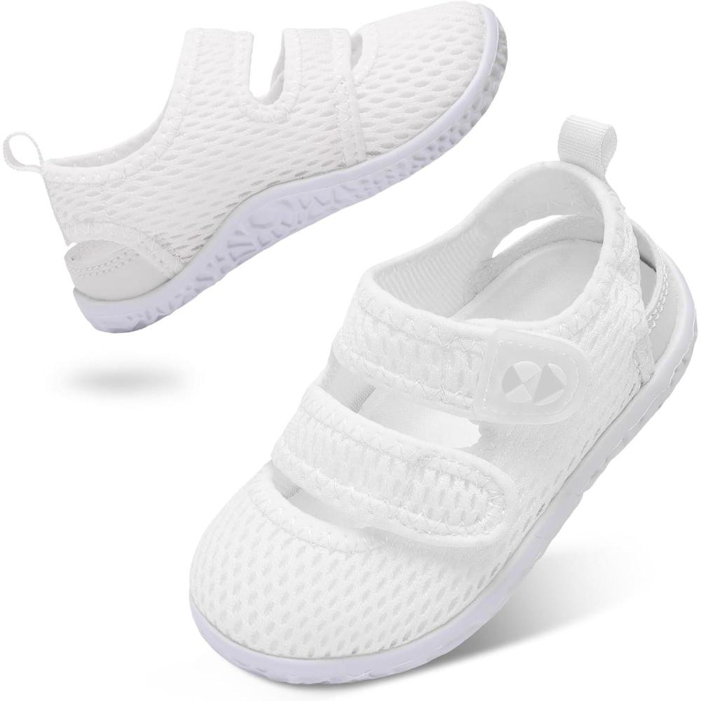 image:imageCentipede Demon Toddler Sandals Boys Girls Water Shoes Adjustable Kids Aqua Socks Barefoot Summer Shoes Quick Dry Breathable Lightweight for Swim Beach Pool WaterparkWhite