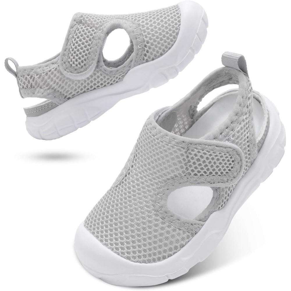 image:imageCentipede Demon Toddler Water Shoes Boys Girls Kids Sandals Barefoot Swim Aqua Socks Wide Breathable Quick Dry Lightweight for Pool Beach Hiking Summer OutdoorLightgrey