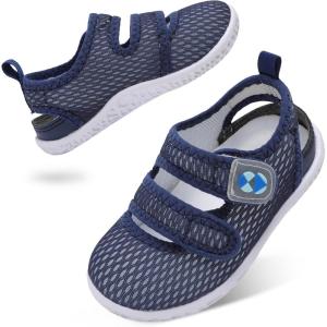 Centipede Demon Toddler Sandals Boys Girls Water Shoes Adjustable Kids Aqua Socks Barefoot Summer Shoes Quick Dry Breathable Lightweight for Swim Beach Pool Waterpark(Navy)