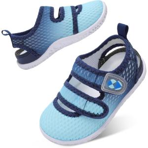 Centipede Demon Toddler Sandals Boys Girls Water Shoes Adjustable Kids Aqua Socks Barefoot Summer Shoes Quick Dry Breathable Lightweight for Swim Beach Pool Waterpark(Ldbluegrad)