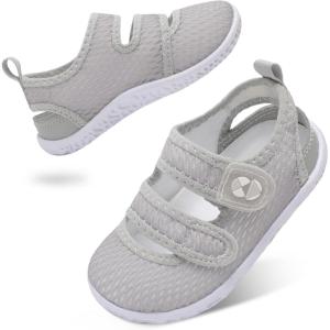 Centipede Demon Toddler Sandals Boys Girls Water Shoes Adjustable Kids Aqua Socks Barefoot Summer Shoes Quick Dry Breathable Lightweight for Swim Beach Pool Waterpark(Midgrey)