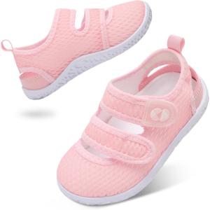 Centipede Demon Toddler Sandals Boys Girls Water Shoes Adjustable Kids Aqua Socks Barefoot Summer Shoes Quick Dry Breathable Lightweight for Swim Beach Pool Waterpark(Pink)