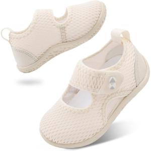 Centipede Demon Toddler Water Shoes Boys Girls Swim Aqua Socks Barefoot Kids Water Sandals Quick Dry Breathable Lightweight for Beach Pool Waterpark(Beige)