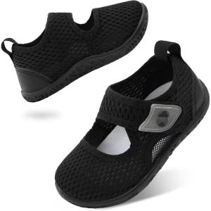 Centipede Demon Toddler Water Shoes Boys Girls Swim Aqua Socks Barefoot Kids Water Sandals Quick Dry Breathable Lightweight for Beach Pool Waterpark(Black)