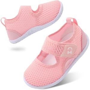 Centipede Demon Toddler Water Shoes Boys Girls Swim Aqua Socks Barefoot Kids Water Sandals Quick Dry Breathable Lightweight for Beach Pool Waterpark(Pink)