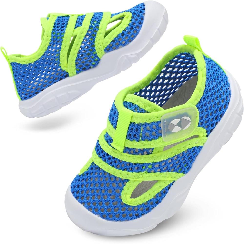 image:imageCentipede Demon Toddler Sandals for Boys Girls Kids Water Sandals Outdoor Breathable Aqua Shoes Summer Barefoot Shoes Lightweight Qucik Dry for Swim Pool BeachBlue Green