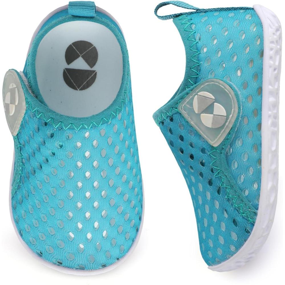 image:imageCentipede Demon Toddler Water Shoes for Girls Boys Kids Barefoot Swim Beach Aqua Socks Summer Sandals Breathable Quick Dry for Pool River Outdoor Water SportsTy2 Lakegreen