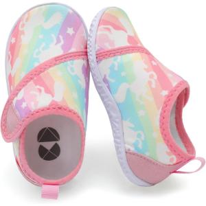 Centipede Demon Toddler Water Shoes for Girls Boys Kids Barefoot Swim Beach Aqua Socks Summer Sandals Breathable Quick Dry for Pool River Outdoor Water Sports(Dpoly Colunic)