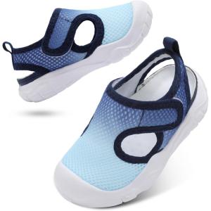 Centipede Demon Toddler Sandals Boys Girls Kids Water Shoes Barefoot Swim Aqua Socks Summer Shoes Wide Breathable Quick Dry Lightweight for Pool Beach Hiking Outdoor(Ldbluegrad)