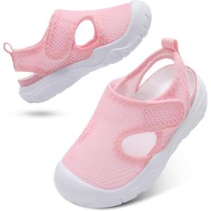 Centipede Demon Toddler Sandals Boys Girls Kids Water Shoes Barefoot Swim Aqua Socks Summer Shoes Wide Breathable Quick Dry Lightweight for Pool Beach Hiking Outdoor(Pink)