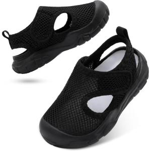 Centipede Demon Toddler Sandals Boys Girls Kids Water Shoes Barefoot Swim Aqua Socks Summer Shoes Wide Breathable Quick Dry Lightweight for Pool Beach Hiking Outdoor(Black)