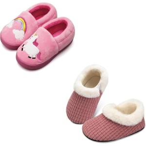 Centipede Demon Toddler Slippers for Boys Girls Kids House Shoes Set of 2 Pairs Size 9-9.5 Toddler and 5.5-6 Toddler