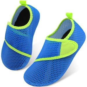 Centipede Demon Kids Water Shoes Girls Boys Outdoor Quick Dry Barefoot Aqua Socks for Sport Beach Swim Pool Surf(Blue Green)