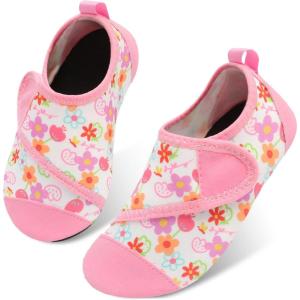 Centipede Demon Kids Water Shoes Girls Boys Outdoor Quick Dry Barefoot Aqua Socks for Sport Beach Swim Pool Surf(Pink Grafflow)