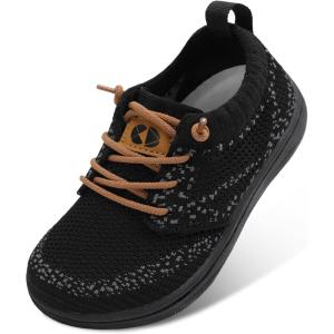 Centipede Demon Toddler Shoes Wide Kids Shoes Boys Girls Barefoot Sneakers Slip On Tennis Sneakers Zero Drop Minimalist Breathable Dress for Outdoor Walking Casual School(Blwhstripe)