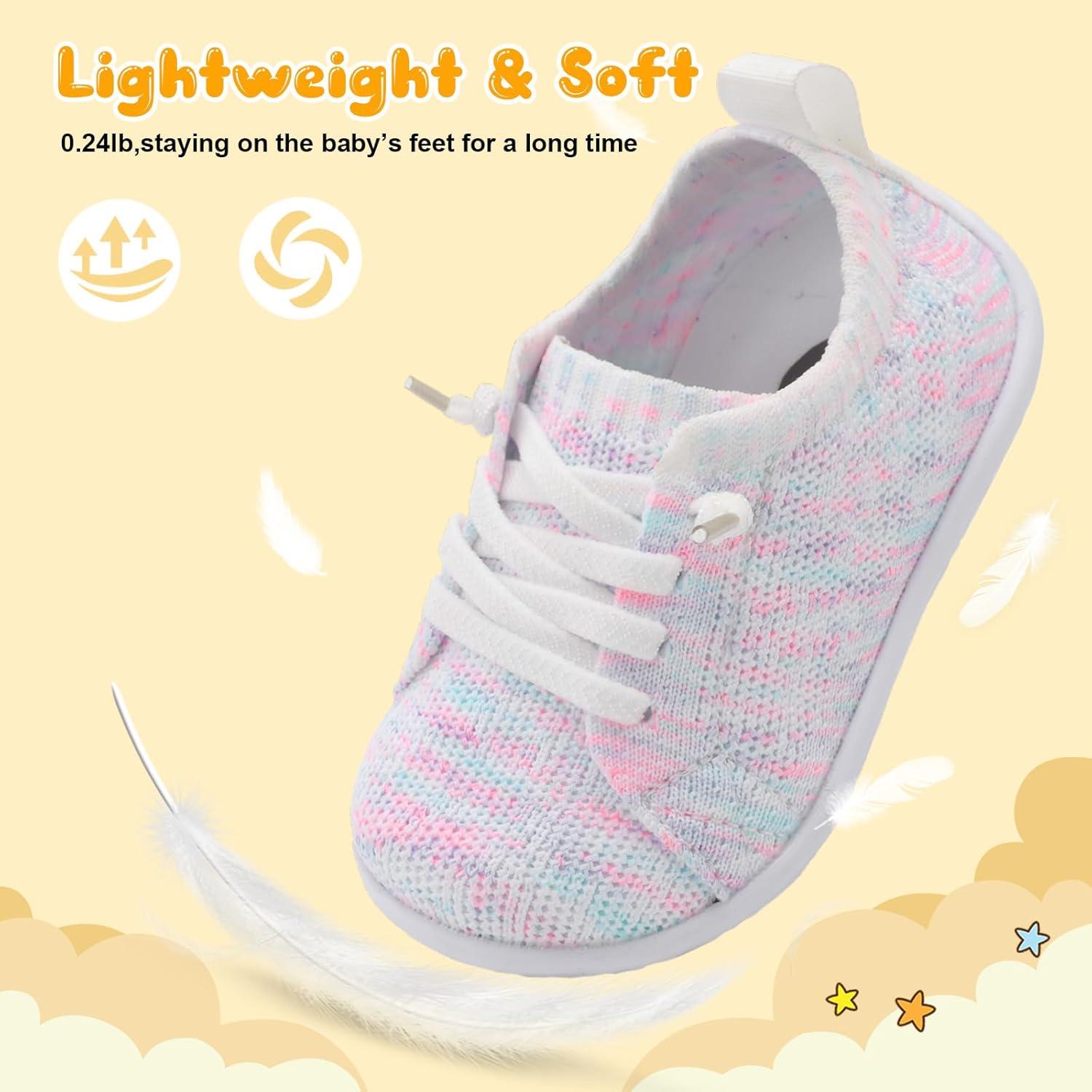 image:imageCentipede Demon Baby Shoes Baby Boy Girl First Walking Shoes Breathable Barefoot Infant Shoe Lightweight Slip On Sneakers Soft Sock ShoeColorwhite