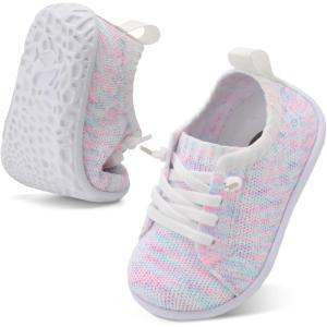 Centipede Demon Baby Shoes Baby Boy Girl First Walking Shoes Breathable Barefoot Infant Shoe Lightweight Slip On Sneakers Soft Sock Shoe(Colorwhite)
