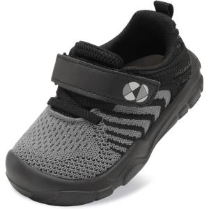 Centipede Demon Toddler Shoes Boys Girls Breathable Sneakers Kids Barefoot Shoes Lightweight Walking Running Shoe Outdoor Athletic Tennis Shoe(Fl Darkgrey)